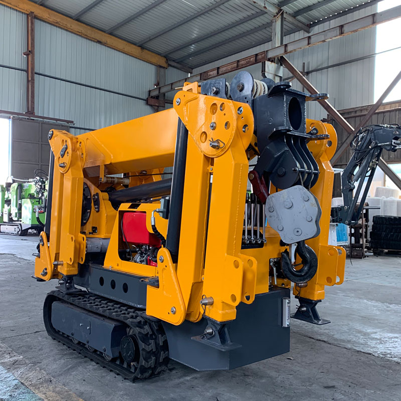 履帶蜘蛛吊車，蜘蛛起重機工作場地要求